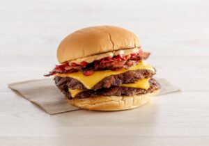 double smoke shack burger