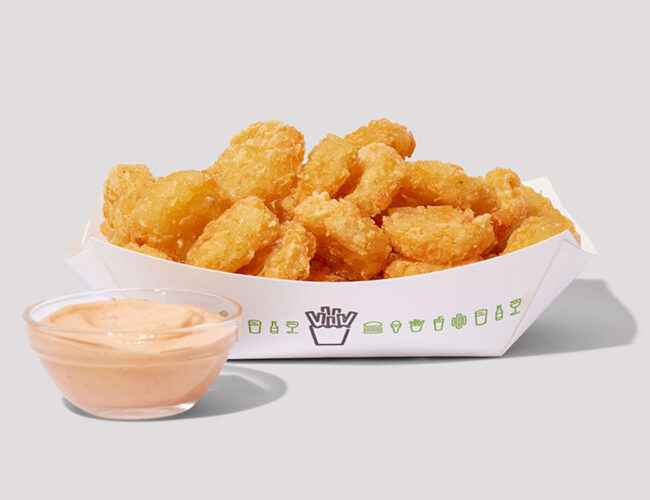 Crispy hash browns with mayo sauce from Shake Shack UK breakfast menu